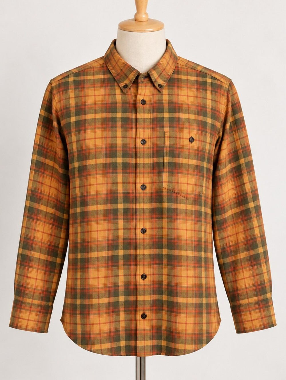 Toad & Co Mens Plaid Flannel Button-Down Shirt Size M  Long Sleeve Pockets